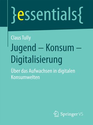 cover image of Jugend – Konsum – Digitalisierung